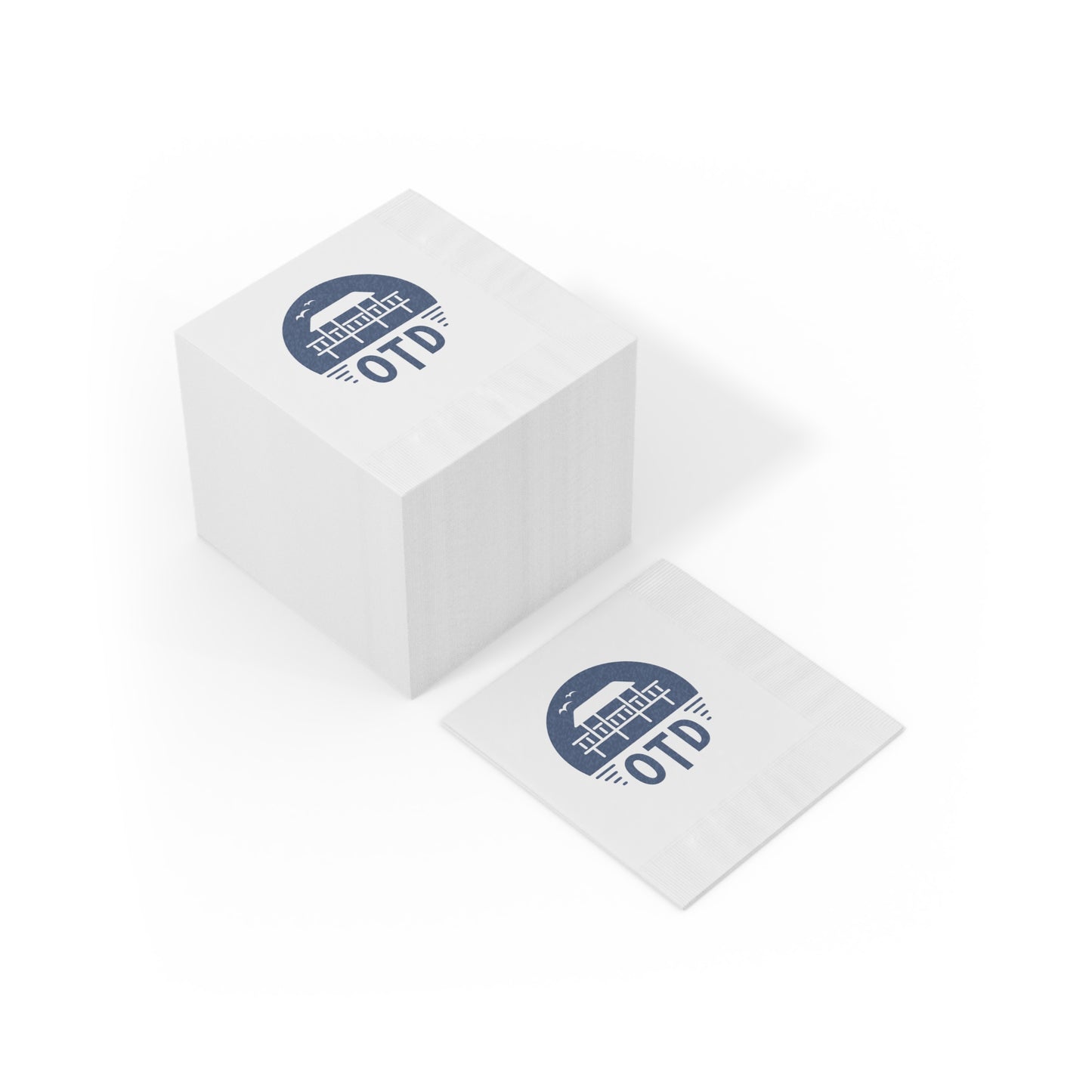 White Coined Napkins