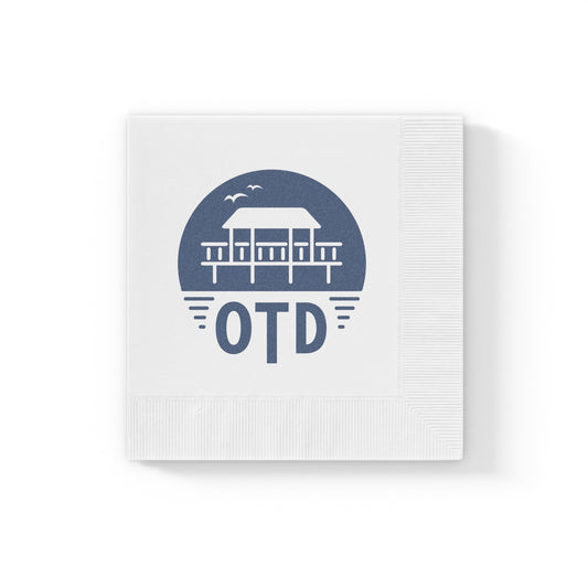 White Coined Napkins