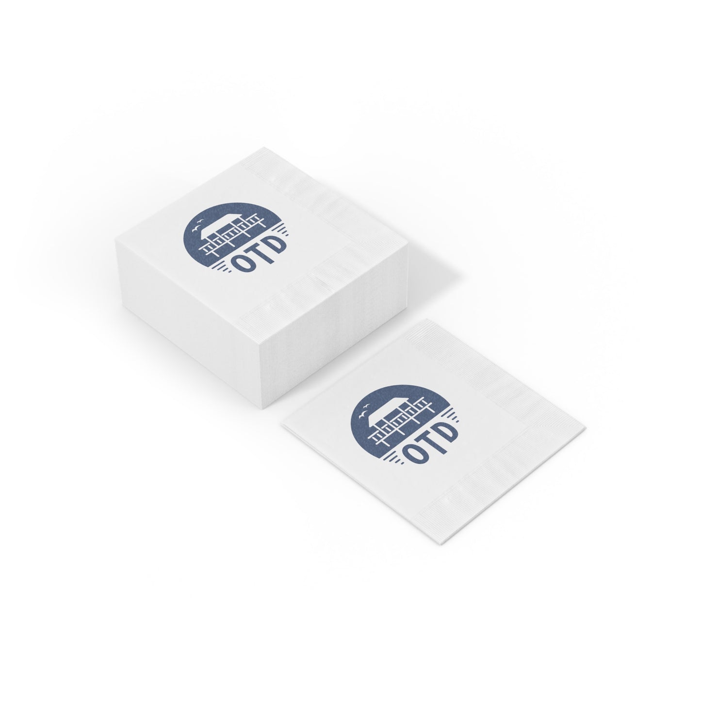 White Coined Napkins